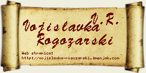 Vojislavka Rogožarski vizit kartica